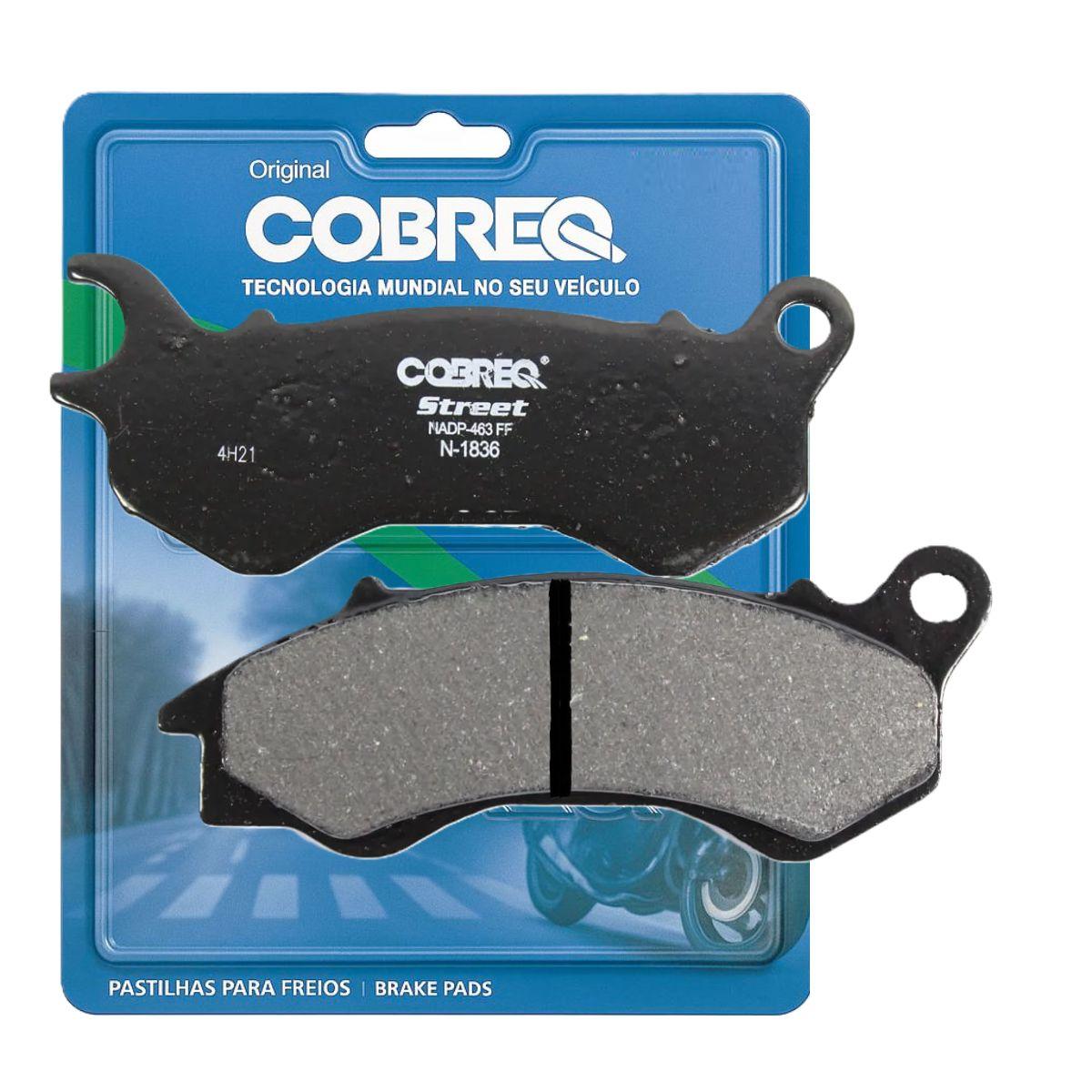 Pastilha de Freio Dianteira Honda Titan 150/160 2015/2017 CBS Cobreq N-1836