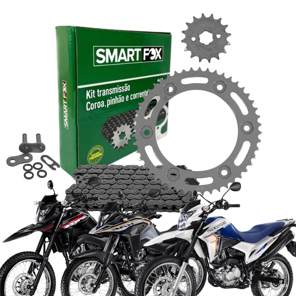 Kit Transmissão com Retentor Honda NXR 160 Bros 2015–2025 / XRE 190 2016–2025 SmartFox Mag