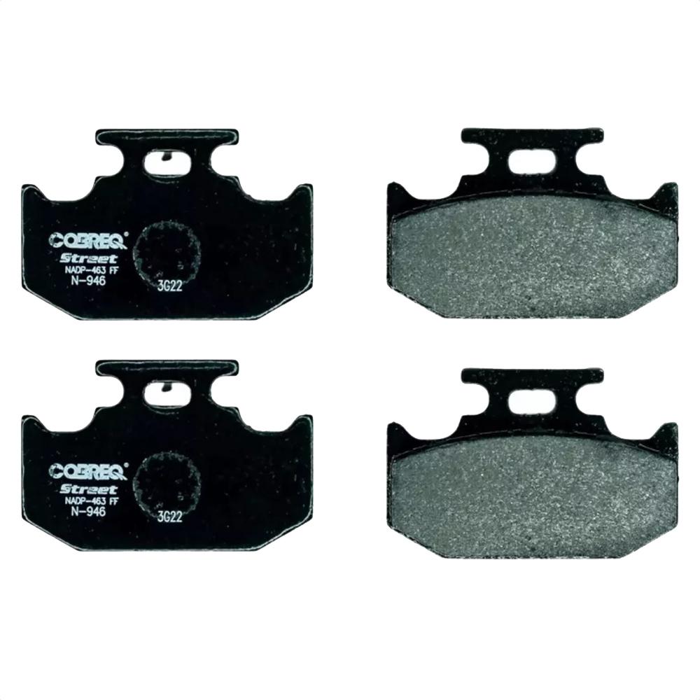 Pastilha de Freio Traseira Yamaha XTZ 250 Lander 2006–2023 / Fazer 250 / Ténéré 250 Cobreq N946
